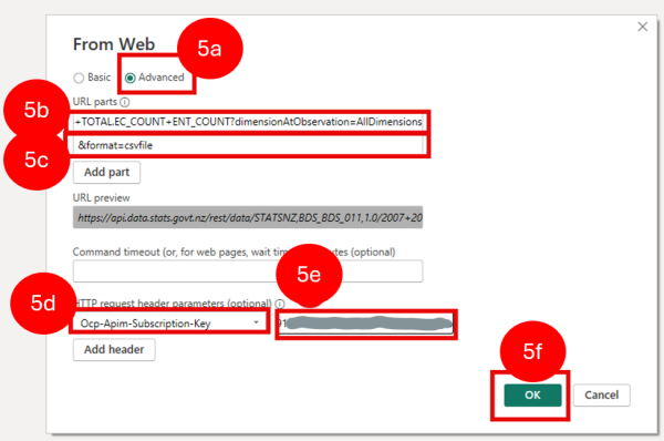 Using the Aotearoa Data Explorer API in Excel